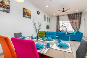 Colorful Home near Desaru with WIFI & Netflix for islam only